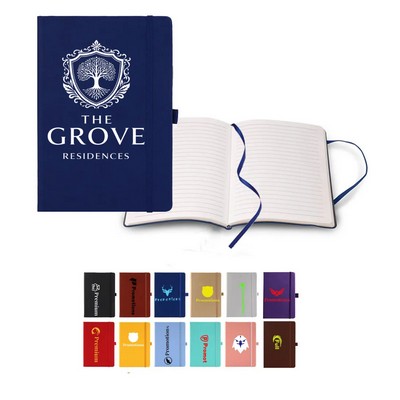 Soft Cover Journal with Pen Loop-Screen Printing