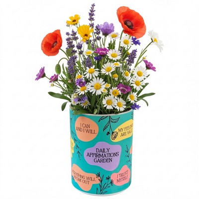 Daily Affirmations Garden in Eco-Friendly Grocan